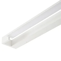 Arcchio LED-væglampe Jora, 90 cm, hvid, drejelig, IP44