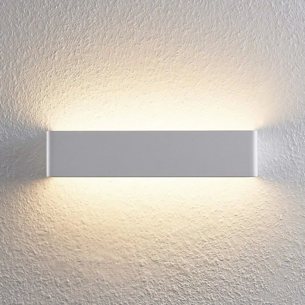 LED-væglampe Karam, 37 cm, hvid, metal, op/ned^Arcchio Clearance