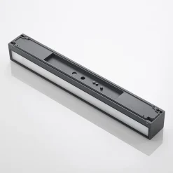 Arcchio LED-væglampe Lengo, 50 cm, 2 lyskilder, antracit, CCT