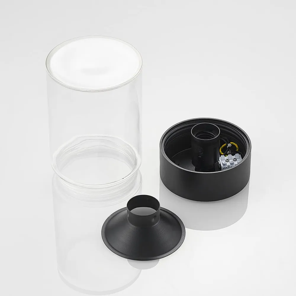 Arcchio Udendørs Loftlamper>Liljana udendørs loftslampe, IP65, sort