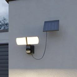 Arcchio Solcelle Lampe Med Sensor|Solcellelamper>Lissano LED-vægspot med solcelle og sensor