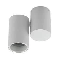 Arcchio Loftlamper|Spotlights>loftlampe Gesina, 1-lys, hvid, aluminium, 11,6 cm