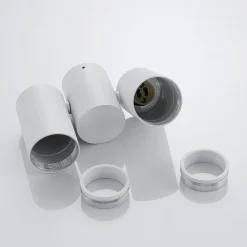 loftlampe Gesina, 2-lys, hvid, aluminium, 17,5 cm^Arcchio Outlet