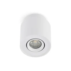 loftlampe Walisa, Ø 10 cm, hvid, metal, GU10^Arcchio Outlet