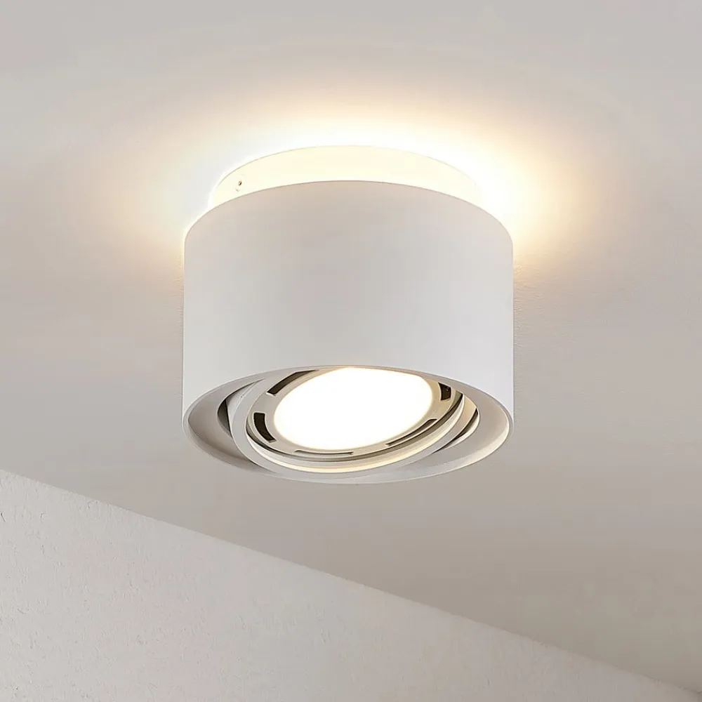 loftlampe Walisa, Ø 15 cm, rund, hvid, sæt med 3 stk^Arcchio Outlet