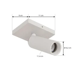 loftspot Brinja Slim, hvid, 1 lyskilde, GU10 MR11^Arcchio Discount