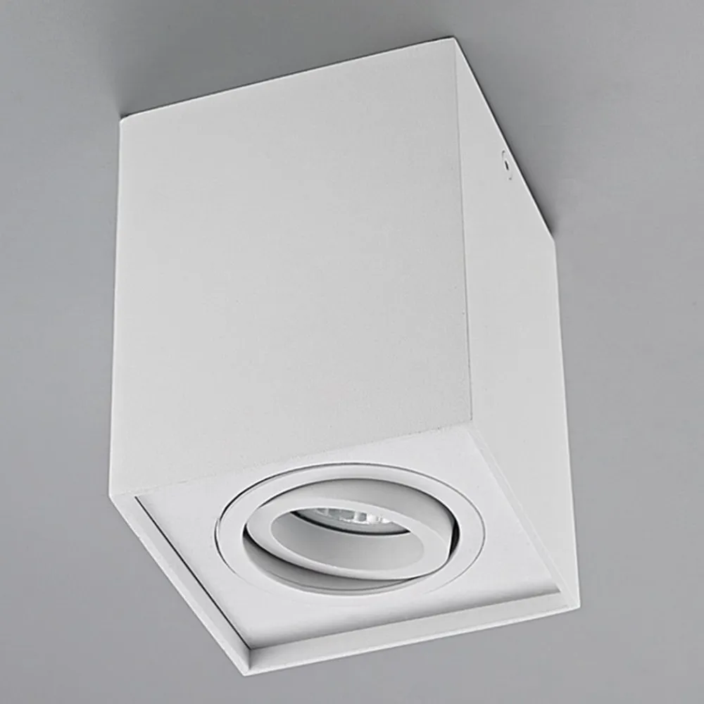 loftspot Jolina, kantet, hvid, sæt af 2, aluminium^Arcchio Best