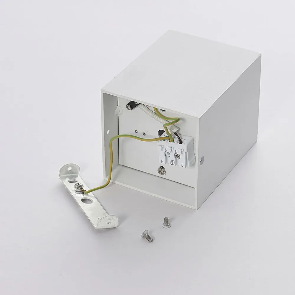 loftspot Jolina, kantet, hvid, sæt af 2, aluminium^Arcchio Best