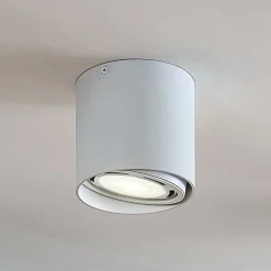 loftspot Mabel, Ø 13 cm, hvid, metal, GU10^Arcchio New