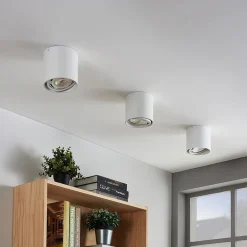 loftspot Mabel, Ø 13 cm, hvid, metal, GU10^Arcchio New