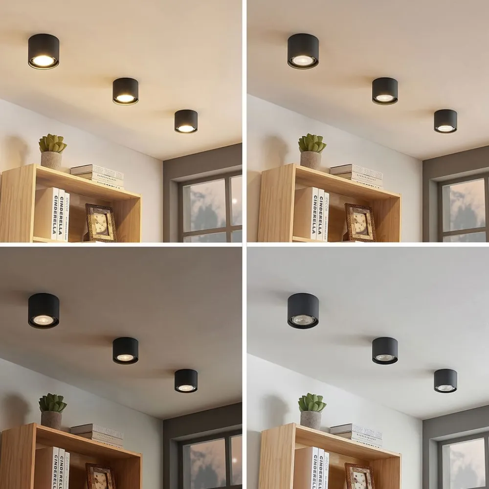 Arcchio Loftlamper|Spotlights>loftspot Mabel, Ø 12 cm, grå, metal, GU10