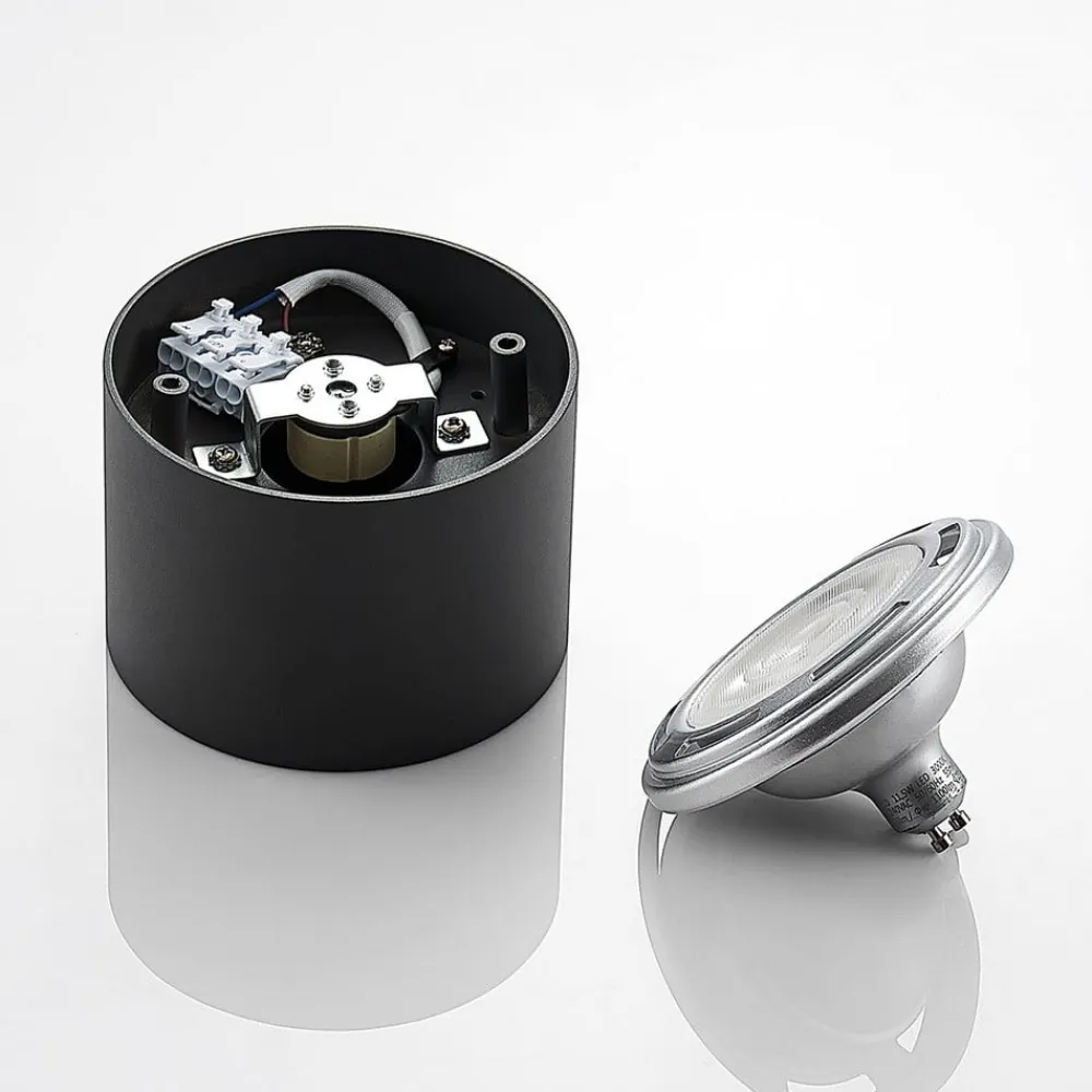 Arcchio Loftlamper|Spotlights>loftspot Mabel, Ø 12 cm, grå, metal, GU10