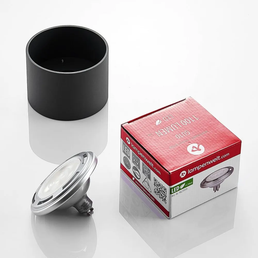 Arcchio Loftlamper|Spotlights>loftspot Mabel, Ø 12 cm, grå, metal, GU10