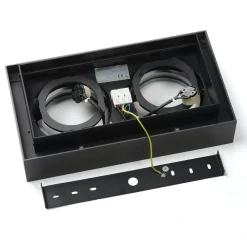 loftspot Ronka, 34 cm, 2 lyskilder, grå, GU10^Arcchio Hot