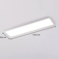 Lysander LED-panel, CCT, 119cm 55W, hvid^Arcchio Hot