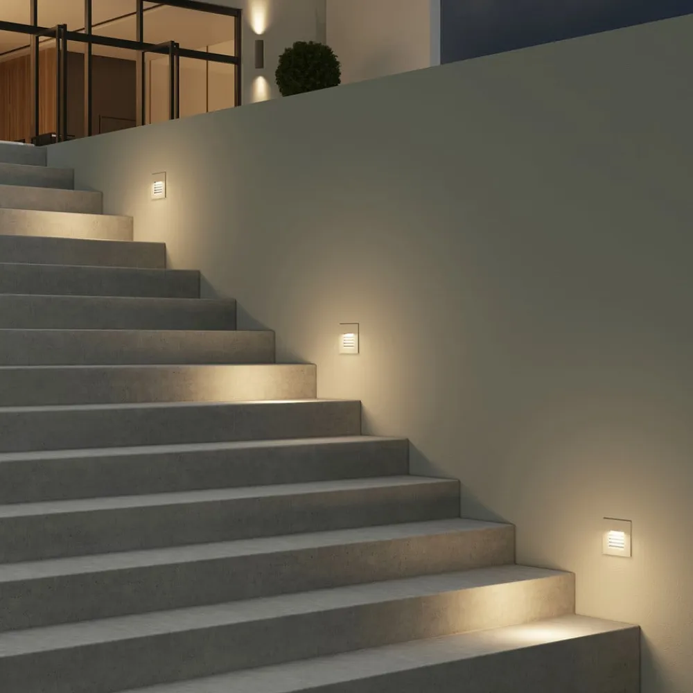 Makio vægindbygningslampe, hvid, G9, IP65^Arcchio