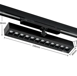 Arcchio Millay LED track spotlight sort 4000K