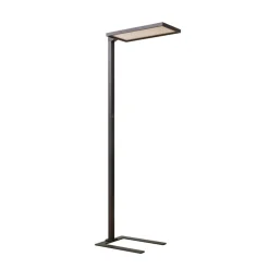 Nelus LED-gulvlampe til kontor, sort sensor^Arcchio Best