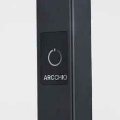 Nelus LED-gulvlampe til kontor, sort sensor^Arcchio Best