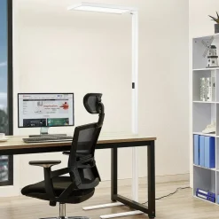 Arcchio Nelus LED-gulvlampe til kontor sensor hvid