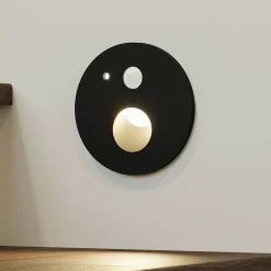 Arcchio Indbygningsspots>Neru LED indbygningslampe sensor rund sort