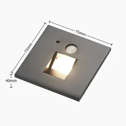 Neru LED-lampe sensor kantet sort^Arcchio Outlet