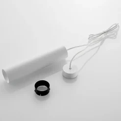 pendellampe Ejona, højde 27 cm, hvid, aluminium^Arcchio Hot