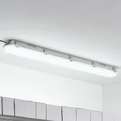 Arcchio Rao LED-vådrumslampe, længde 121,5 cm, sæt med 10 stk