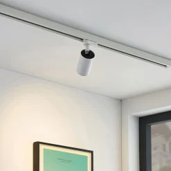 skinnespot Brinja, hvid, Ø 6 cm, 3-faset, GU10^Arcchio