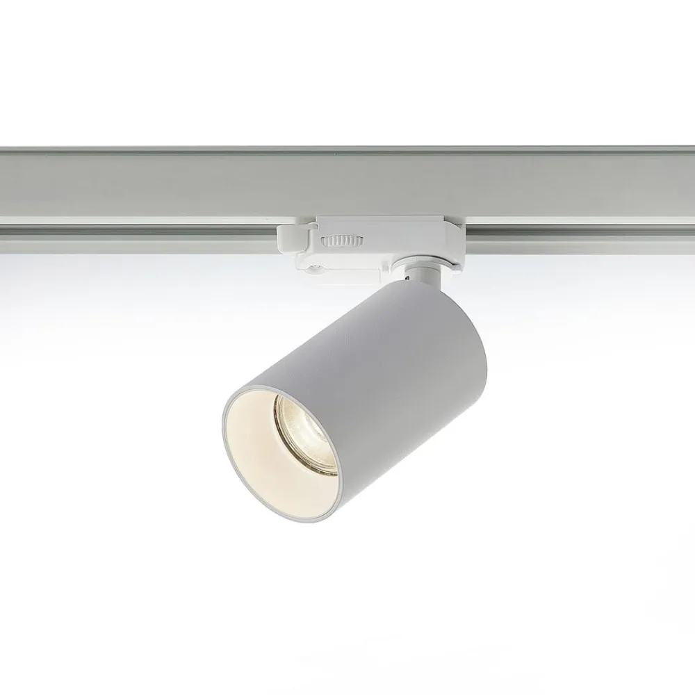 skinnespot Brinja, hvid, Ø 6 cm, 3-faset, GU10^Arcchio