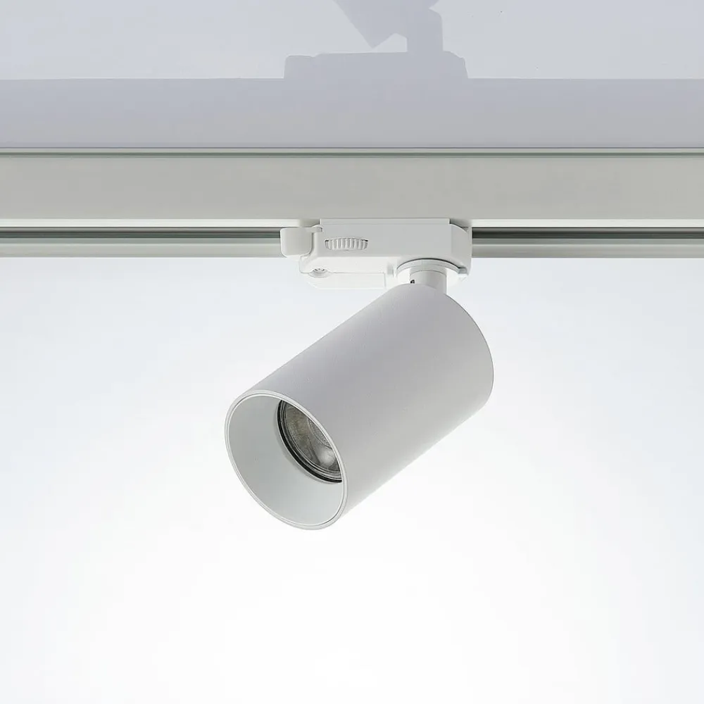 skinnespot Brinja, hvid, Ø 6 cm, 3-faset, GU10^Arcchio