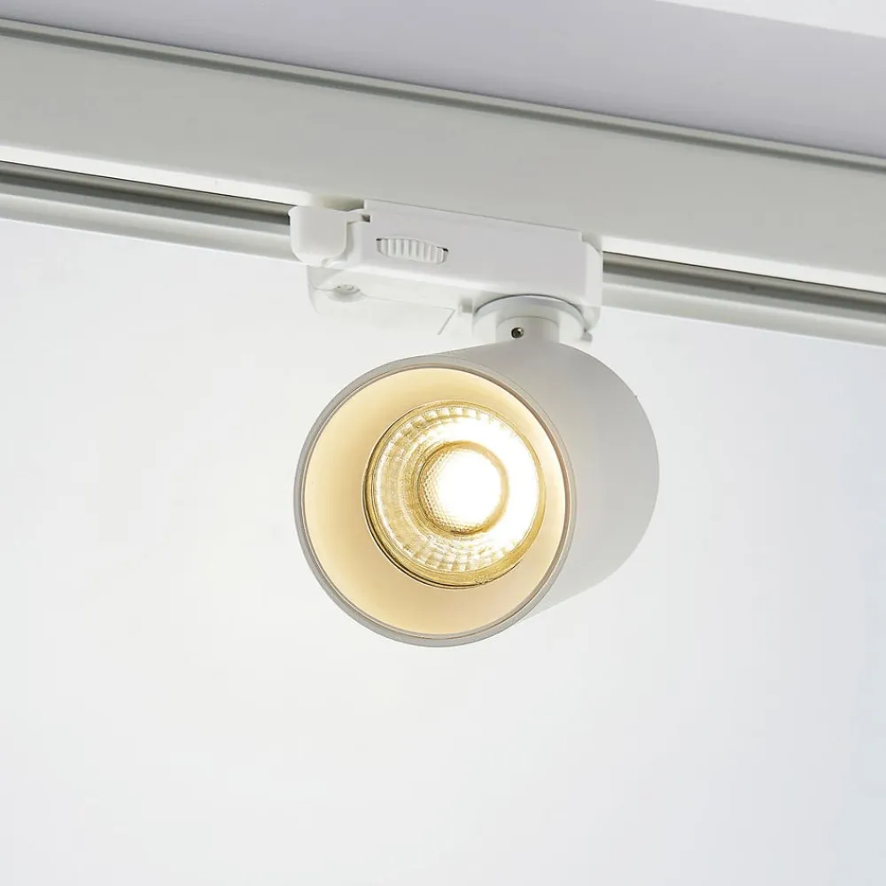 skinnespot Brinja, hvid, Ø 6 cm, 3-faset, GU10^Arcchio