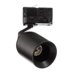 skinnespot Brinja, sort, Ø 7 cm, 3-faset^Arcchio Hot