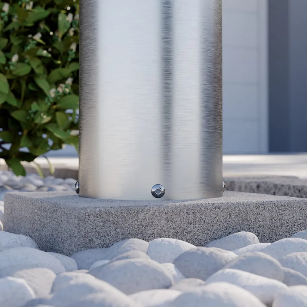 Arcchio Sokkellamper>sokkellampe Caramia, 23 cm, stål, saltvandsresistent