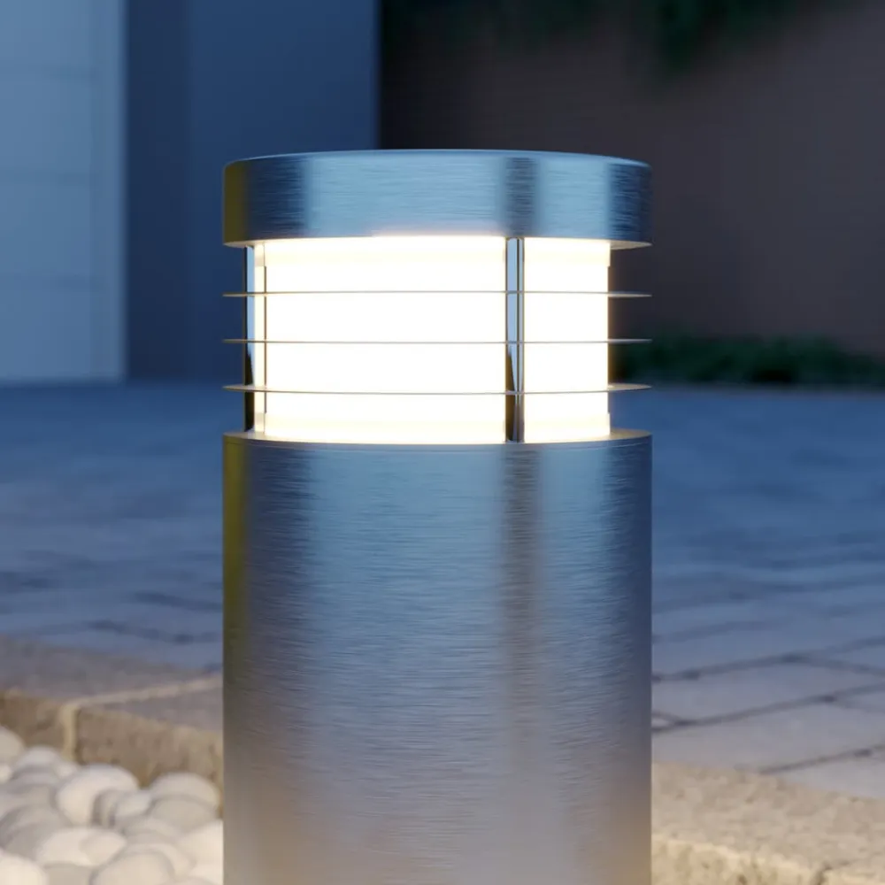 Arcchio Sokkellamper>sokkellampe Caramia, 23 cm, stål, saltvandsresistent
