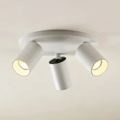 spotlight Brinja, hvid, rund, Ø 6 cm, 3 lyskilder, GU10^Arcchio