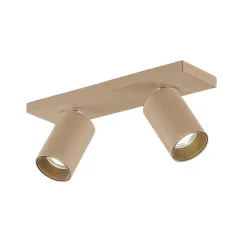 spotlight Brinja, brun, kantet, Ø 6 cm, 2 lyskilder, GU10^Arcchio Online