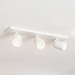 spotlight Brinja, hvid, kantet, Ø 7 cm, 3 lyskilder, GU10^Arcchio Online