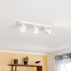 spotlight Brinja, hvid, kantet, Ø 7 cm, 3 lyskilder, GU10^Arcchio Online