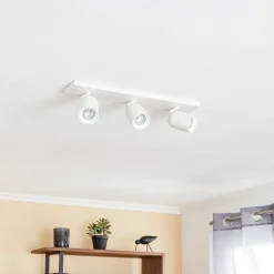 spotlight Brinja, hvid, kantet, Ø 7 cm, 3 lyskilder, GU10^Arcchio Online