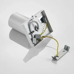 Arcchio spotlight Brinja, hvid, kantet, Ø 6 cm, 1 lyskilde, GU10