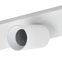 Arcchio spotlight Brinja, hvid, kantet, Ø 7 cm, 4 lyskilder, GU10