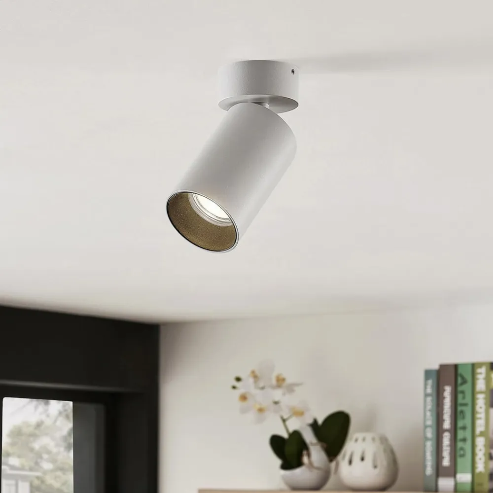 Arcchio spotlight Brinja, sæt med 2, hvid, rund, Ø 6 cm, GU10