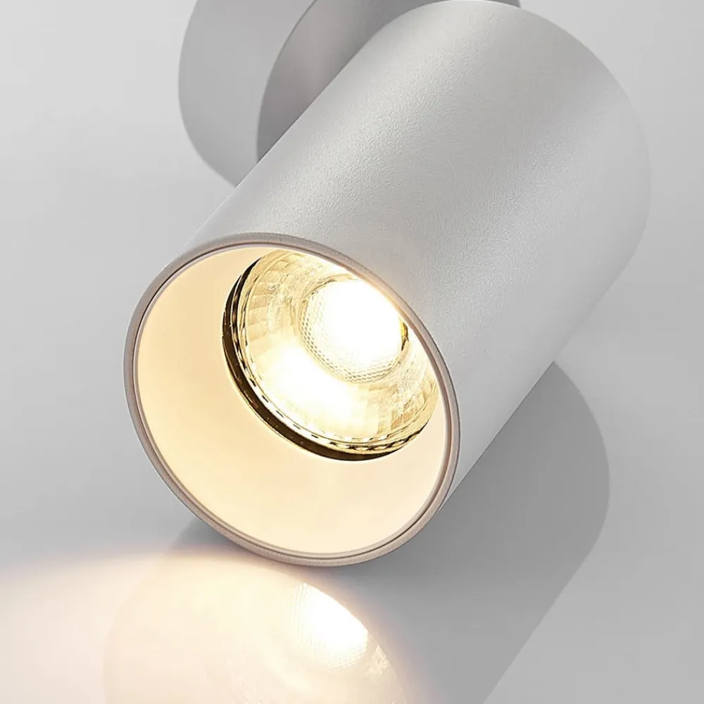 Arcchio spotlight Brinja, sæt med 2, hvid, rund, Ø 6 cm, GU10