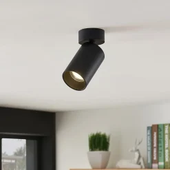 Arcchio Gang|Loftlamper>spotlight Brinja, sæt med 4, sort, rund, Ø 6cm, GU10