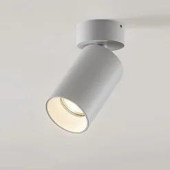 Arcchio spotlight Brinja, sæt med 4, hvid, rund, Ø 6 cm, GU10