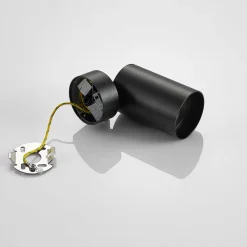 Arcchio spotlight Brinja, sæt med 3, sort, rund, Ø 6cm, GU10