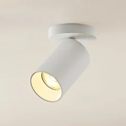 Arcchio Gang|Loftlamper>spotlight Brinja, hvid, rund, 12 cm høj, Ø 6 cm