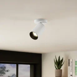 Arcchio Gang|Loftlamper>spotlight Brinja, hvid, rund, 12 cm høj, Ø 6 cm