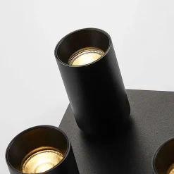 spotlight Brinja, sort, kantet, Ø 6 cm, 4 lyskilder, GU10^Arcchio Clearance